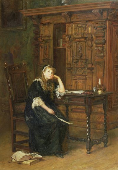 Principessa Elisabetta in Prigione da John Everett Millais